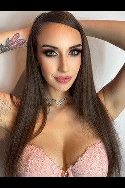 extremely pretty female stripper with enigmatic smile and beautiful eyes in sydney's chatswood