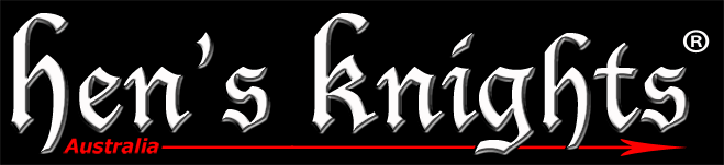 Hens Knights Logo Our Male Stripper logo for Australia